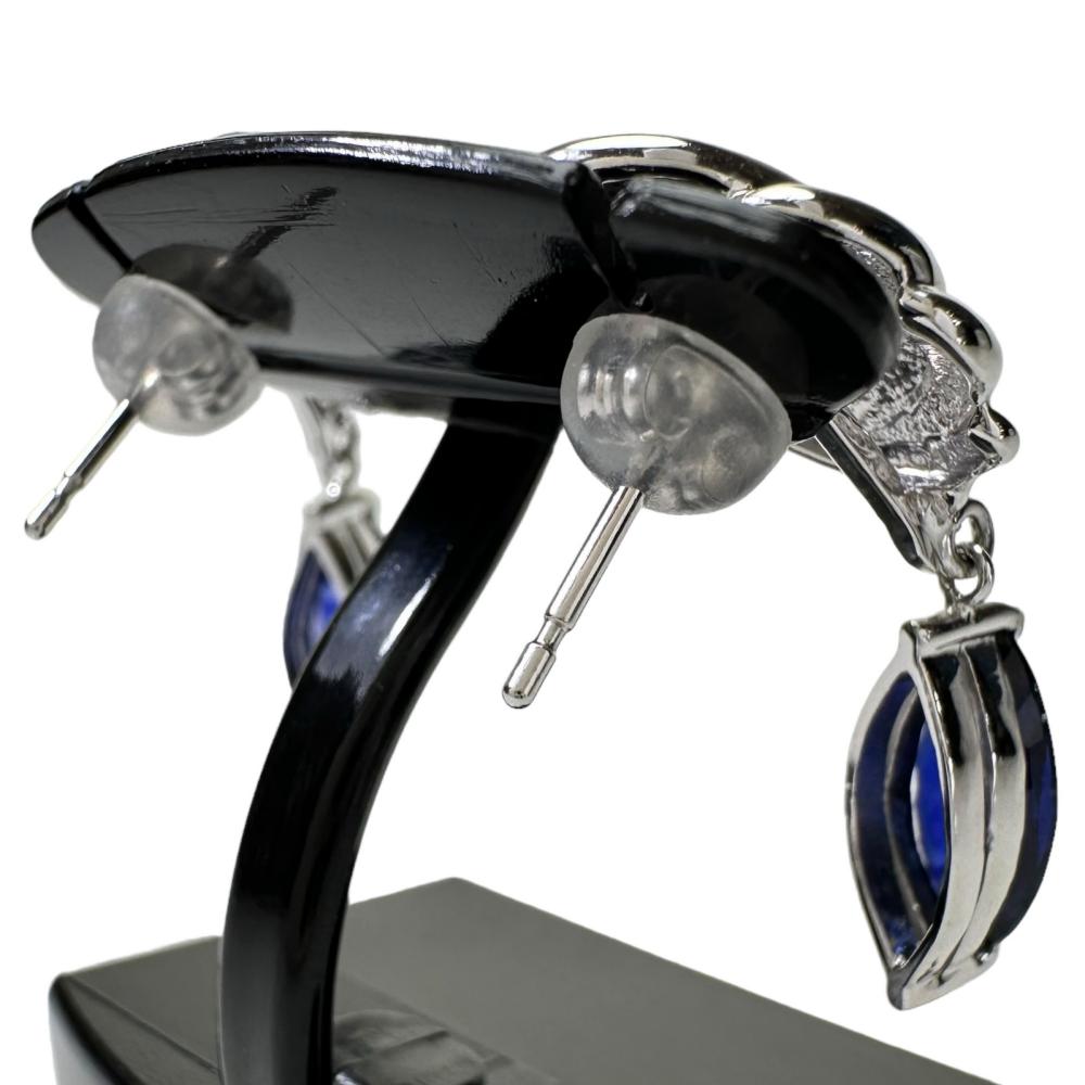 6B01 Pt900 K14 WG プラチナ ピアス ボール 総重量 0.3g ピアス