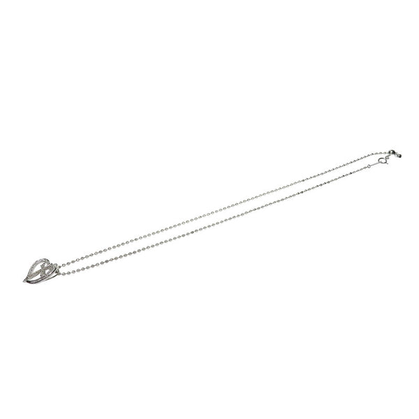 ハート/クロス ダイヤモンド(ブラウン含む) 計0.50ct ネックレス K18WGホワイトゴールド 18金 8.7g 46cm レディース
【中古】【真子質店】【NN】




【KKx】