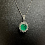 カボション エメラルド 1.35ct ダイヤモンド 計0.53ct ネックレス Pt900プラチナ/Pt850プラチナ 4.0g 45cm レディース
【中古】【真子質店】【NN】




【YMaMi】