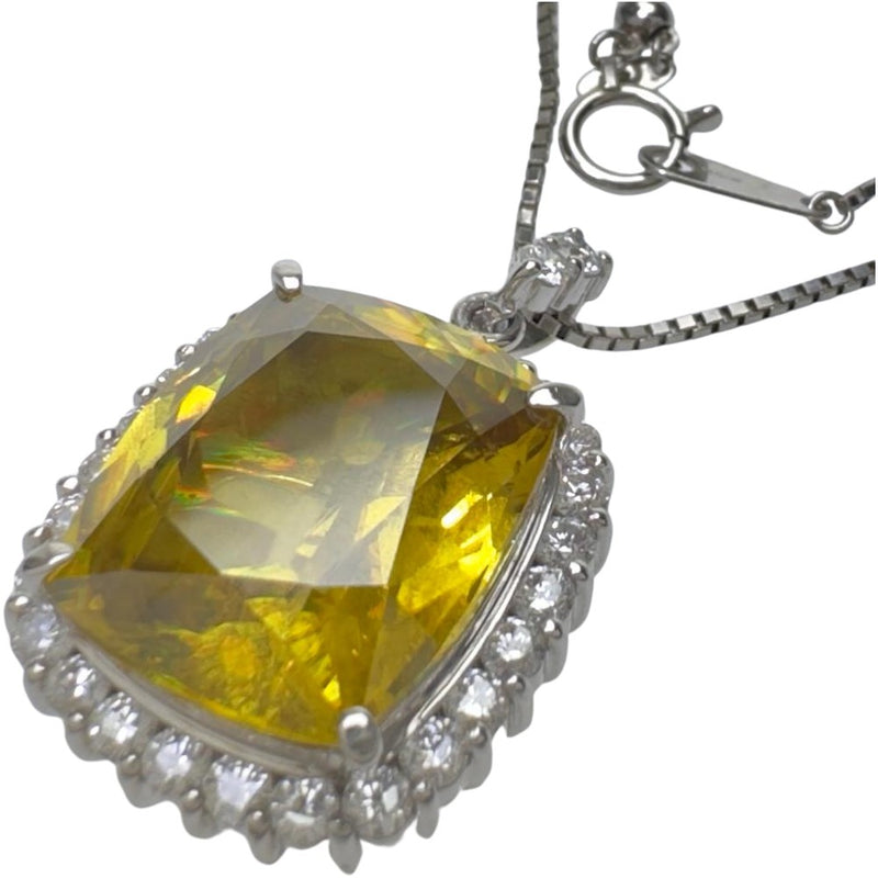 スフェーン 13.87ct ダイヤモンド 計1.09ct ネックレス Pt850プラチナ/Pt900プラチナ 16.0g 46cm レディース
【中古】【真子質店】【NN】




【MaYMax】