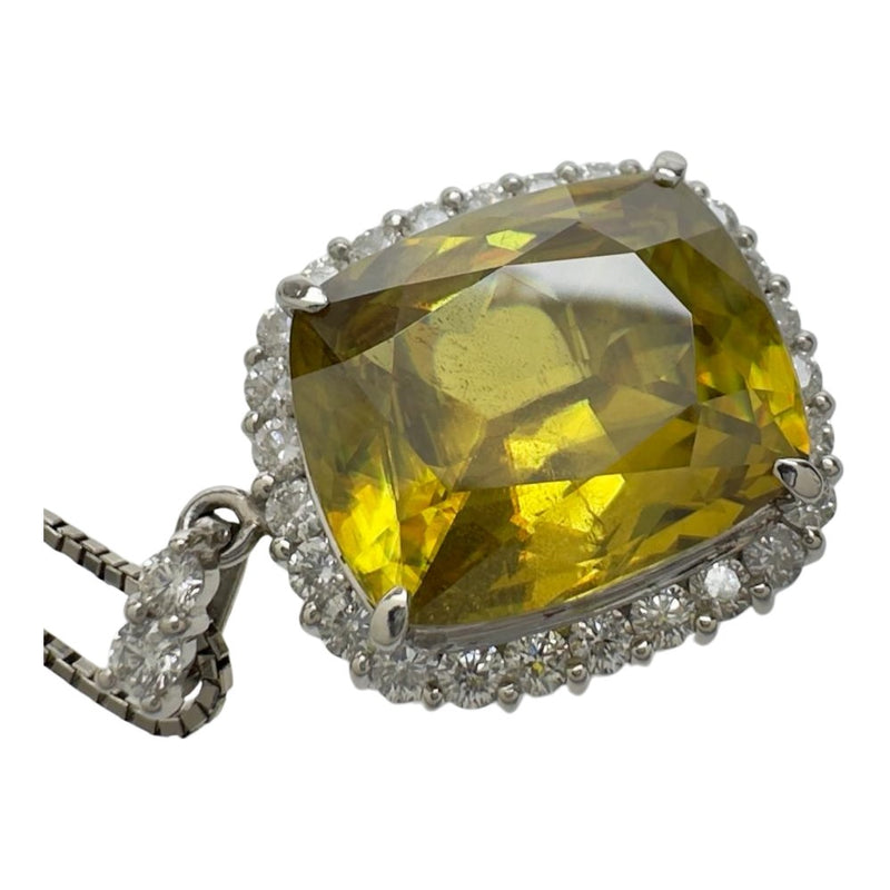 スフェーン 13.87ct ダイヤモンド 計1.09ct ネックレス Pt850プラチナ/Pt900プラチナ 16.0g 46cm レディース
【中古】【真子質店】【NN】




【MaYMax】