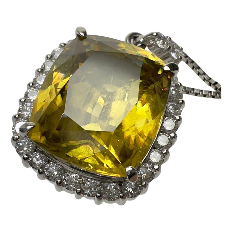 スフェーン 13.87ct ダイヤモンド 計1.09ct ネックレス Pt850プラチナ/Pt900プラチナ 16.0g 46cm レディース
【中古】【真子質店】【NN】




【MaYMax】