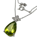 ペリドット 2.63ct ダイヤモンド 計0.05ct ネックレス K18WGホワイトゴールド 18金 3.0g 45cm レディース
【中古】【真子質店】【NN】




【MaxMi】