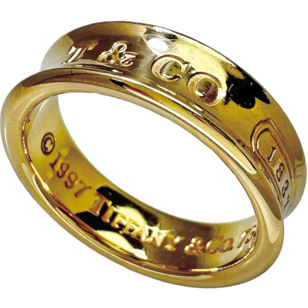 15号【TIFFANY&Co./ティファニー】 リング・指輪 ナローリング1837 K18 