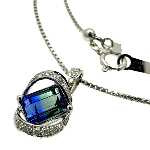 バイカラータンザナイト 1.61ct ダイヤモンド 計0.08ct ネックレス K18WGホワイトゴールド 18金 5.4g 45cm レディース
【中古】【真子質店】【NN】




【YMaMi】