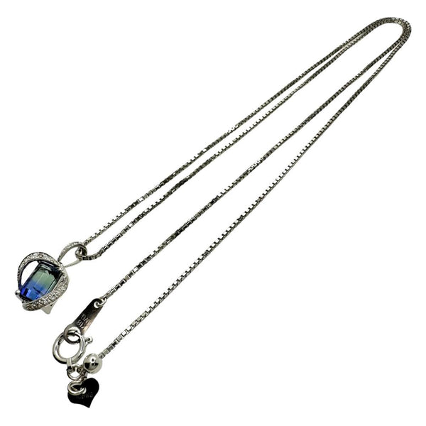 バイカラータンザナイト 1.61ct ダイヤモンド 計0.08ct ネックレス K18WGホワイトゴールド 18金 5.4g 45cm レディース
【中古】【真子質店】【NN】




【YMaMi】