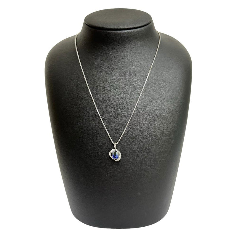バイカラータンザナイト 1.61ct ダイヤモンド 計0.08ct ネックレス K18WGホワイトゴールド 18金 5.4g 45cm レディース
【中古】【真子質店】【NN】




【YMaMi】