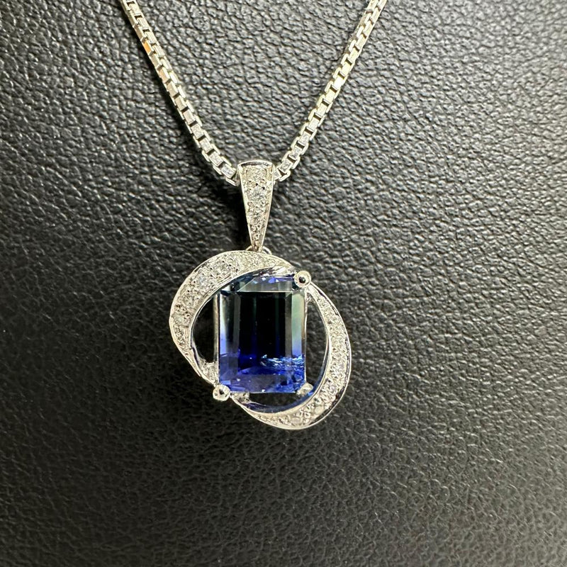 バイカラータンザナイト 1.61ct ダイヤモンド 計0.08ct ネックレス K18WGホワイトゴールド 18金 5.4g 45cm レディース
【中古】【真子質店】【NN】




【YMaMi】