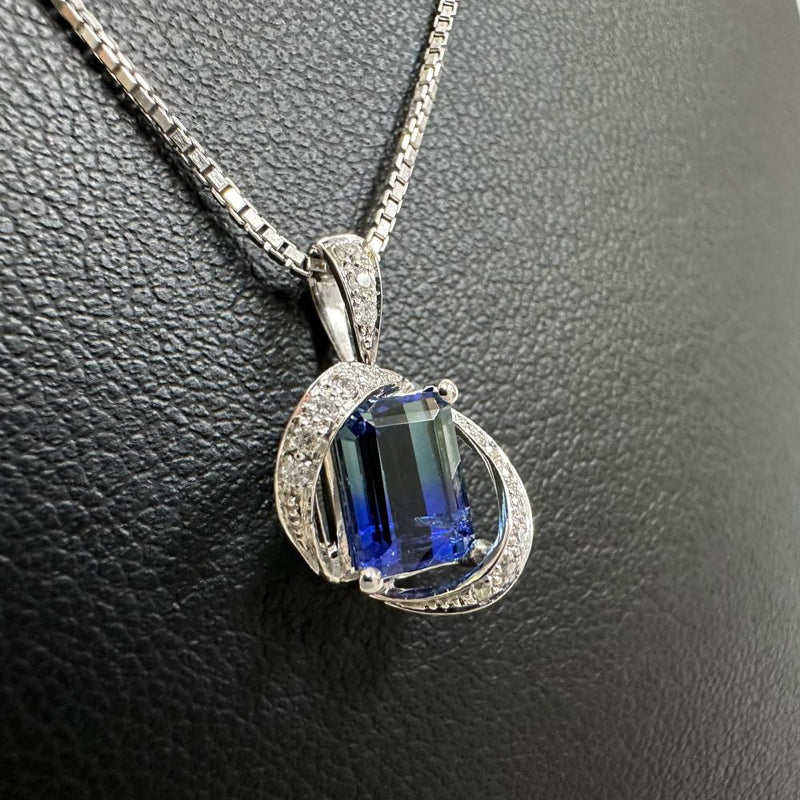 バイカラータンザナイト 1.61ct ダイヤモンド 計0.08ct ネックレス K18WGホワイトゴールド 18金 5.4g 45cm レディース
【中古】【真子質店】【NN】




【YMaMi】