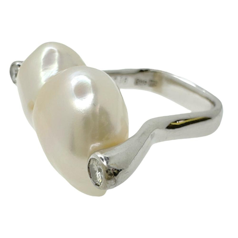 12号 白蝶真珠 (バロックパール) ダイヤモンド 計0.18ct リング・指輪 K18WGホワイトゴールド 18金 12.6g レディース
【中古】【真子質店】【NN】




【IKx】