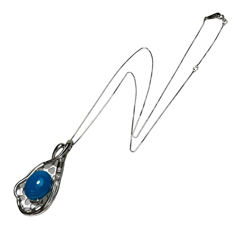 トルコ石 ダイヤモンド 計0.03ct ネックレス K18WGホワイトゴールド 18金 5.8g 41cm レディース
【中古】【真子質店】【NN】




【DDx】