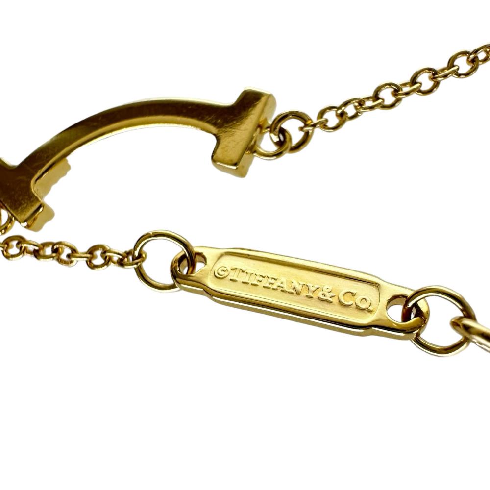 TIFFANY&Co./ティファニー】 ダイヤモンド ネックレス Tスマイル