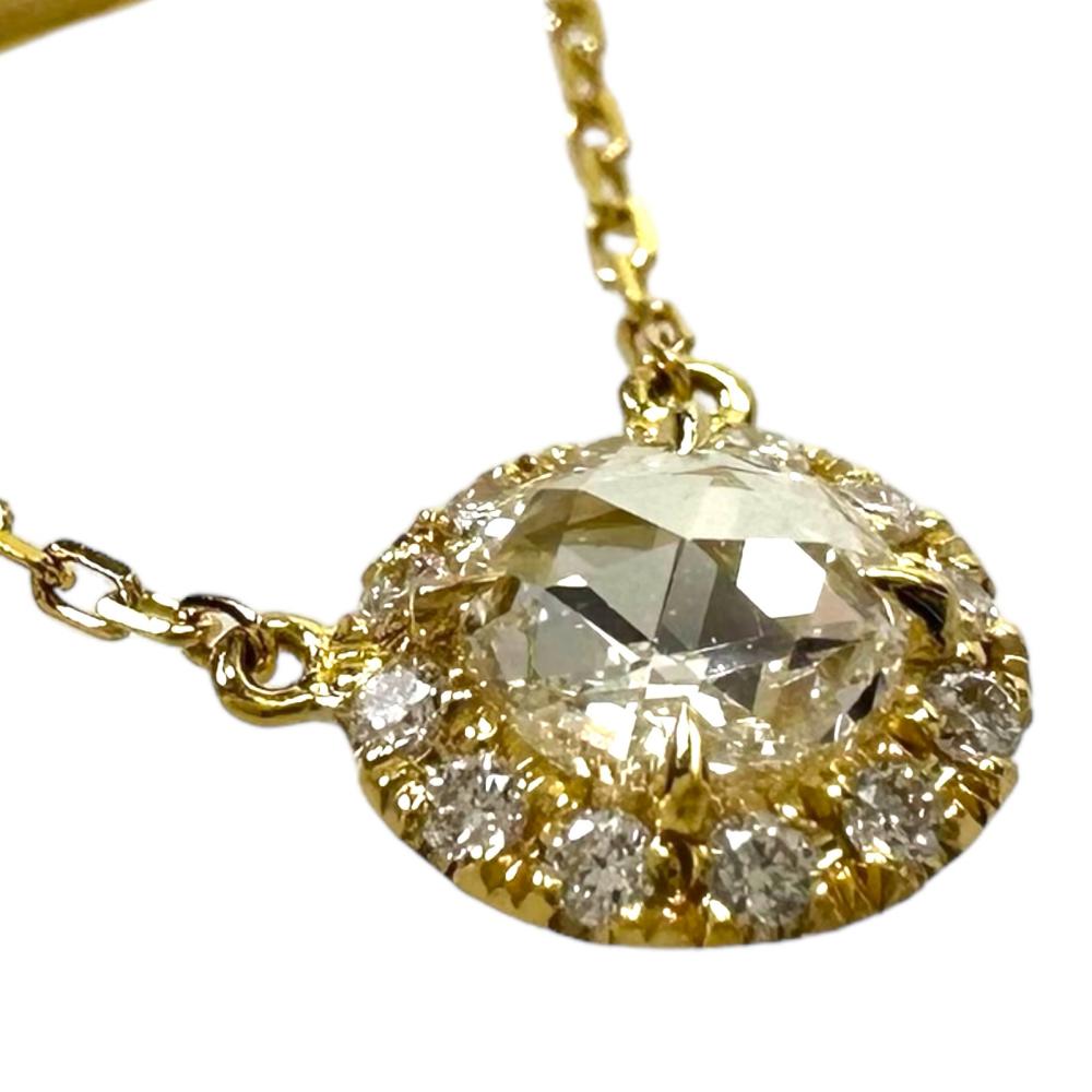 AHKAH/アーカー】 ローズカット含むダイヤモンド 計0.20ct ネックレス