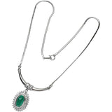 三相インクルージョン カボションカットエメラルド 3.47ct ダイヤモンド 計1.08ct ネックレス Pt900プラチナ/Pt850プラチナ 20.1g 40cm レディース
【中古】【真子質店】【NN】




【ISSI】