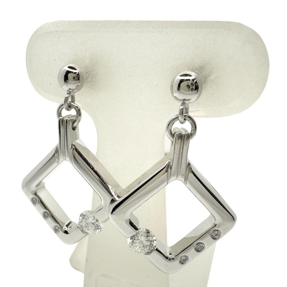 ポルテ ダイヤモンド 0.20×2ct ダイヤモンド 計0.02×2ct ピアス Pt900 
