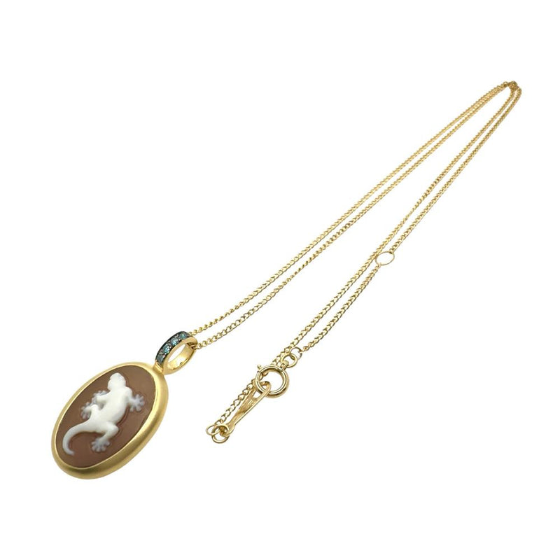 【DESIGNER JEWELRY/作家ジュエリー】 シェルカメオ ダイヤモンド(トリートメント) ネックレス K18ゴールド 18金 5.2g 40cm レディース
【中古】【真子質店】【NN】




【MaMax】