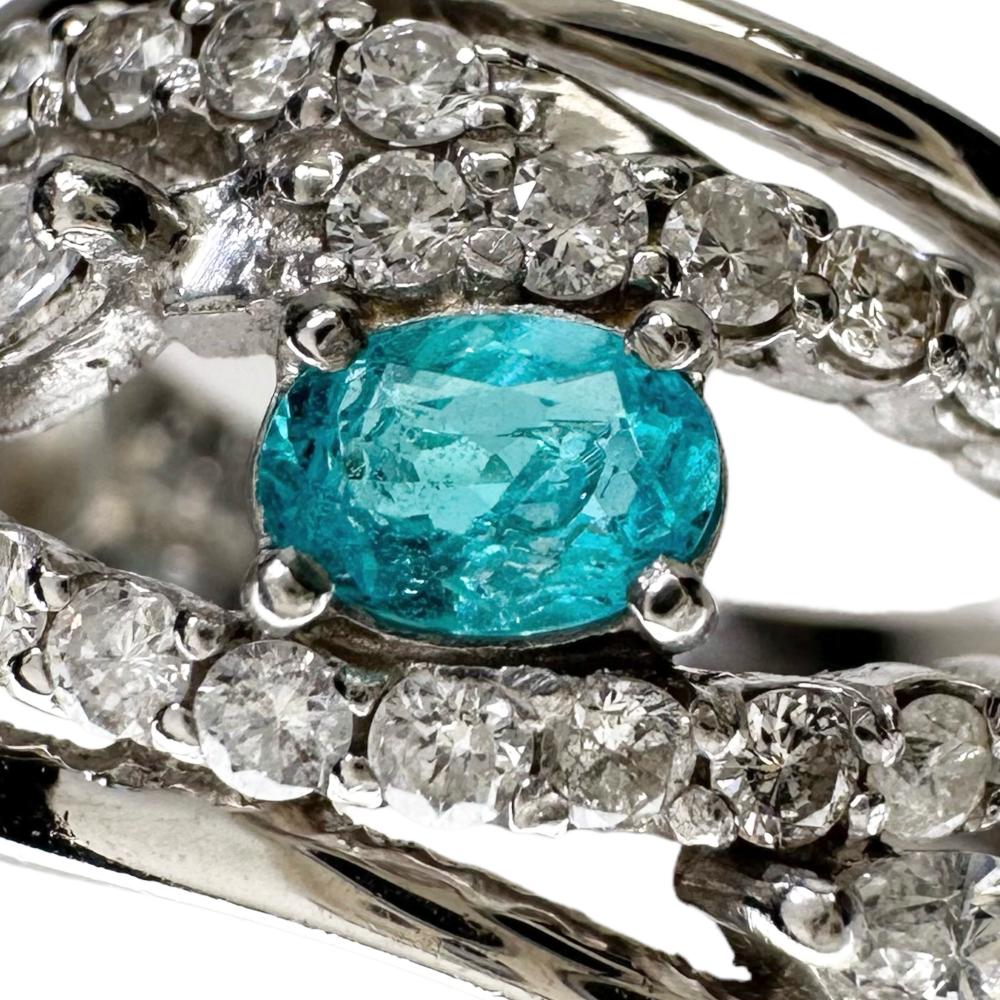 Pt900プラチナ台タイタック パール12mm真珠 ダイヤ0.20ct タイピン