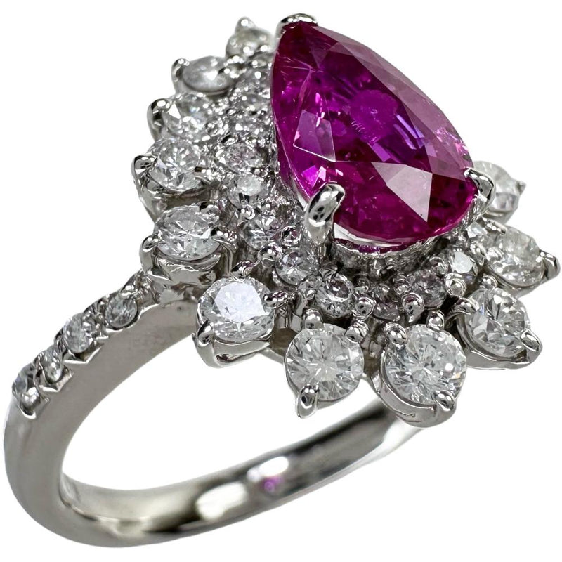 12号 モザンビーク産非加熱ルビー 1.45ct ダイヤモンド 計0.78ct リング・指輪 Pt900プラチナ 7.7g レディース
【中古】【真子質店】【NN】




【IDMiMo】