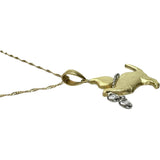 ネコモチーフ ダイヤモンド 計0.175ct ネックレス K18ゴールド 18金/Pt900プラチナ 6.3g 40cm レディース
【中古】【真子質店】【NN】




【KxD】