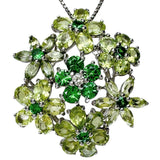 フラワーモチーフ グリーンガーネット 計0.85ct ペリドット 計2.28/計2.50ct ダイヤモンド 計0.04ct ネックレス K18WGホワイトゴールド 18金 7.9g 45.0cm レディース
【中古】【真子質店】【NN】




【KMaK】