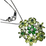 フラワーモチーフ グリーンガーネット 計0.85ct ペリドット 計2.28/計2.50ct ダイヤモンド 計0.04ct ネックレス K18WGホワイトゴールド 18金 7.9g 45.0cm レディース
【中古】【真子質店】【NN】




【KMaK】