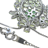 フラワーモチーフ グリーンガーネット 計0.85ct ペリドット 計2.28/計2.50ct ダイヤモンド 計0.04ct ネックレス K18WGホワイトゴールド 18金 7.9g 45.0cm レディース
【中古】【真子質店】【NN】




【KMaK】
