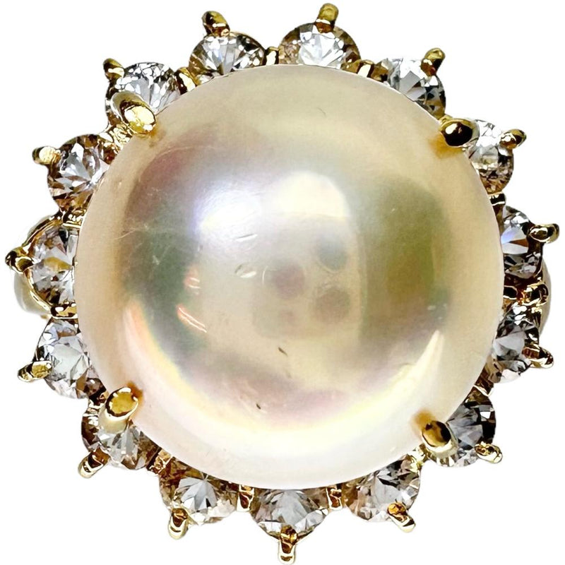 11.5号 マベパール/真珠12.8mm ホワイトサファイア リング・指輪 K18ゴールド 18金 6.0g レディース
【中古】【真子質店】【NN】




【MaKD】