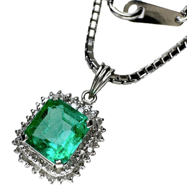 ★★最終特価品 エメラルド 1.14ct ダイヤモンド 計0.32ct ネックレス Pt900プラチナ/Pt850プラチナ 11.8g 45.0cm レディース
【中古】【真子質店】【NN】




【IMaTx】