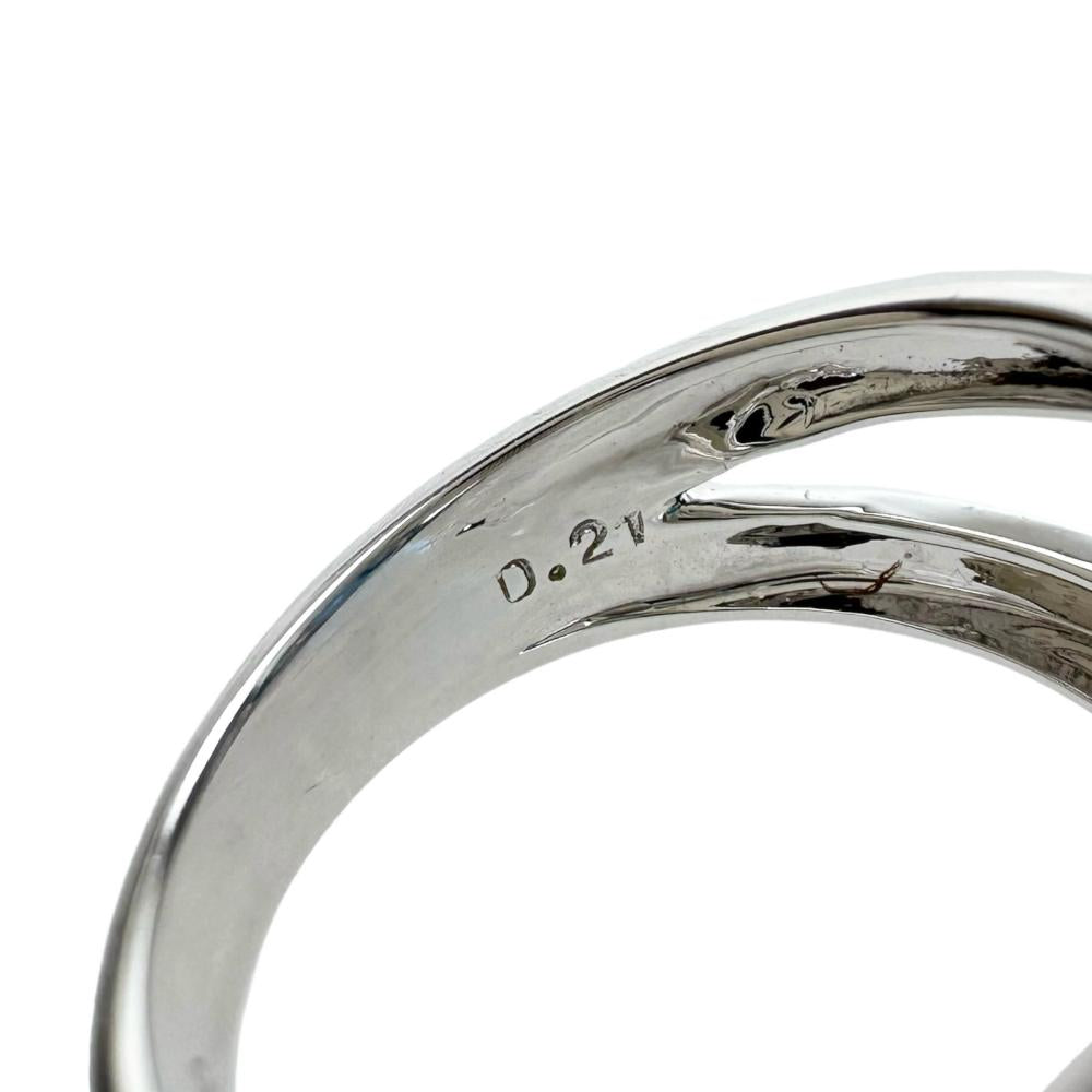 13号 ブルートパーズ 15.21ct ダイヤモンド 計0.21ct リング・指輪 