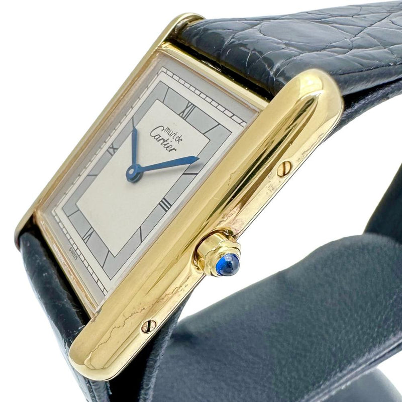 【CARTIER/カルティエ】 マストタンク ヴェルメイユ LM 36679 腕時計 シルバー925/レザー クオーツ シルバー文字盤/ゴールドメッキ/ブラック革 レディース
【中古】【真子質店】【GD】




【IMaMox】