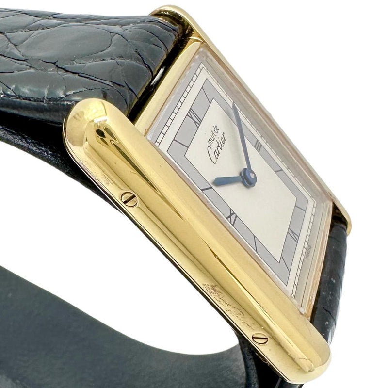 【CARTIER/カルティエ】 マストタンク ヴェルメイユ LM 36679 腕時計 シルバー925/レザー クオーツ シルバー文字盤/ゴールドメッキ/ブラック革 レディース
【中古】【真子質店】【GD】




【IMaMox】