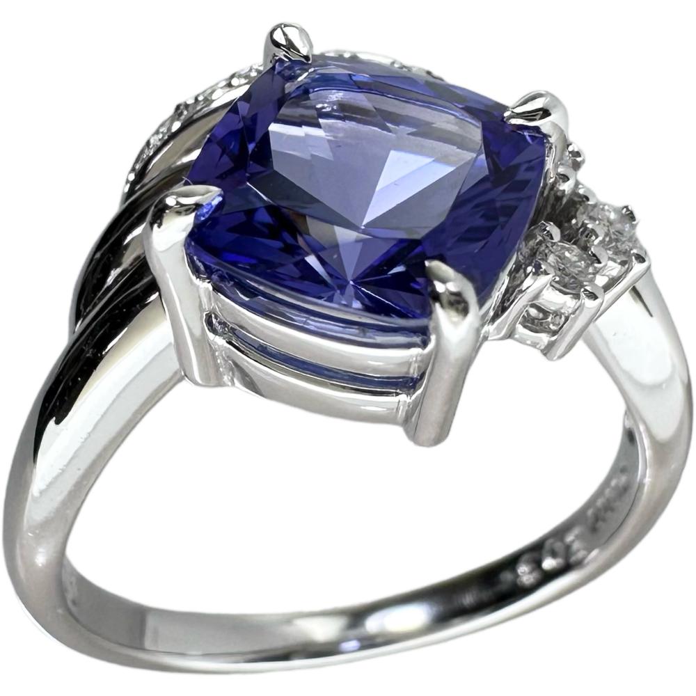 13号【TASAKI/タサキ】 タンザナイト 2.03ct ダイヤモンド 0.10