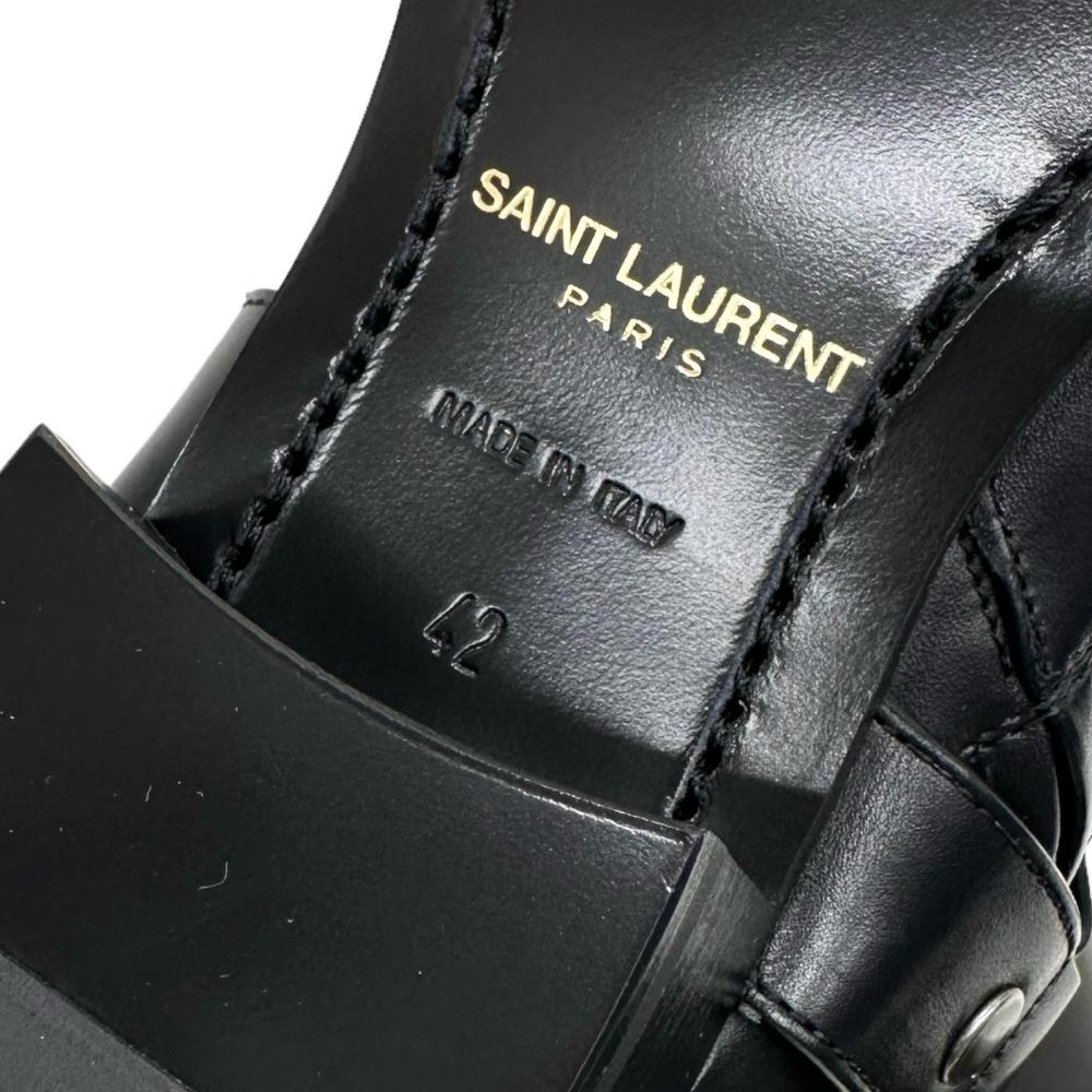 SAINT LAURENT/サンローラン】 ワイアット ハーネス ショートブーツ