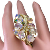 11.5号 オパール 7.34ct エメラルド 0.19ct ダイヤモンド 0.16ct リング・指輪 K18ゴールド 18金 11.3g レディース
【中古】【真子質店】【NN】




【IIKK】