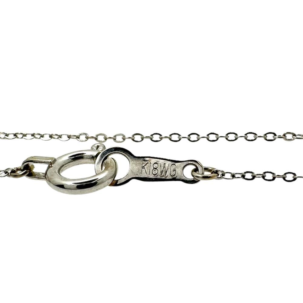 K.UNO/ケイウノ】 プチ ダイヤモンド 0.03ct ネックレス K18WG