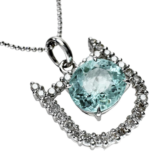 ★★最終特価品 パライバトルマリン 2.32ct ダイヤモンド 計0.52ct ネックレス K18WGホワイトゴールド 18金 5.3g 45cm レディース
【中古】【真子質店】【NN】




【TYDx】