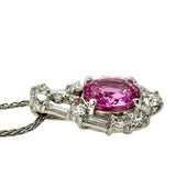 マダガスカル産ピンクサファイア ダイヤモンド 計0.88ct ネックレス Pt900プラチナ/Pt850プラチナ 7.2g 45cm レディース
【中古】【真子質店】【NN】




【TYDx】