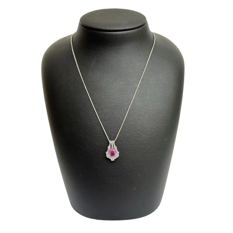 マダガスカル産ピンクサファイア ダイヤモンド 計0.88ct ネックレス Pt900プラチナ/Pt850プラチナ 7.2g 45cm レディース
【中古】【真子質店】【NN】




【TYDx】
