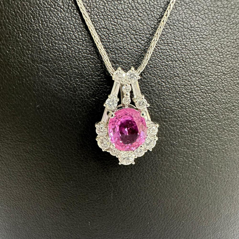 マダガスカル産ピンクサファイア ダイヤモンド 計0.88ct ネックレス Pt900プラチナ/Pt850プラチナ 7.2g 45cm レディース
【中古】【真子質店】【NN】




【TYDx】