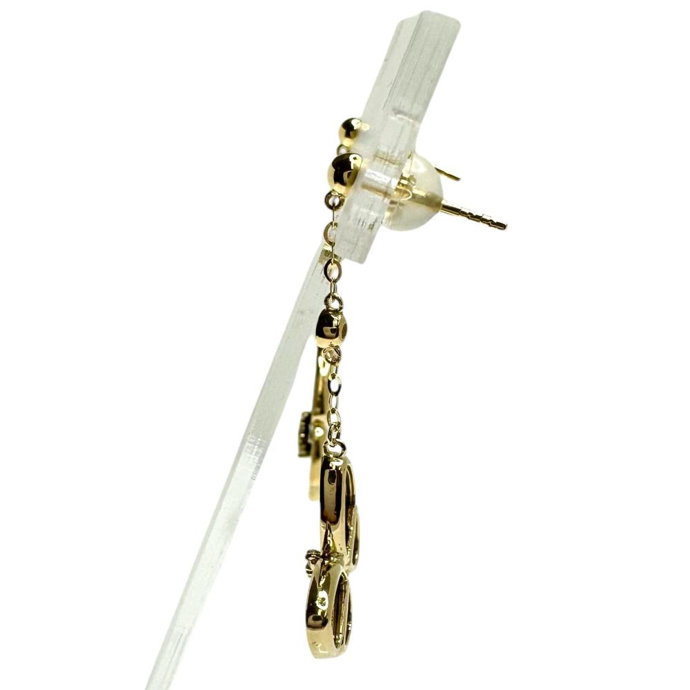 K18WG K18YG ダイヤモンド　0.16 バタフライ　ピアス K18WG K18YG ダイヤモンド 0.16 バタフライ ピアス アクセサリー