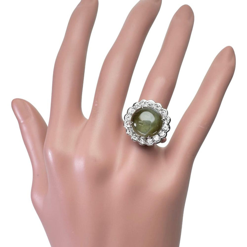 12号 クリソベリルキャッツアイ 14.02ct ダイヤモンド 計1.40ct リング・指輪 Pt900プラチナ 14.2g レディース
【中古】【真子質店】【NN】




【DYxS】