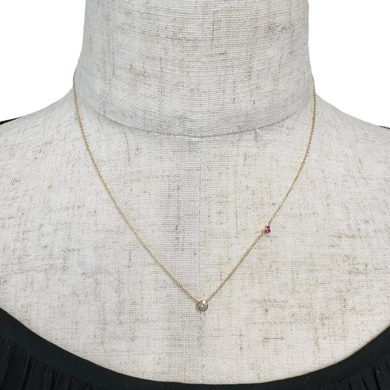 ダイヤモンド 0.10ct ルビー ネックレス K18ゴールド 18金 1.4g 40cm レディース
【中古】【真子質店】【NN】




【IYMo】