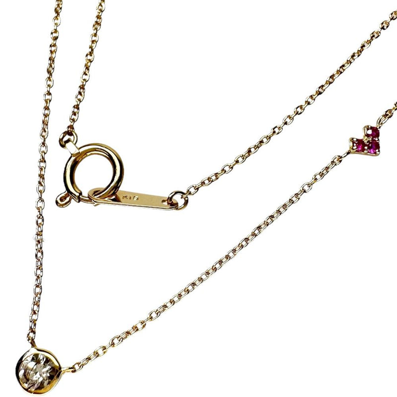 ダイヤモンド 0.10ct ルビー ネックレス K18ゴールド 18金 1.4g 40cm レディース
【中古】【真子質店】【NN】




【IYMo】