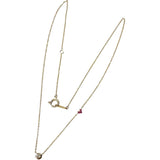 ダイヤモンド 0.10ct ルビー ネックレス K18ゴールド 18金 1.4g 40cm レディース
【中古】【真子質店】【NN】




【IYMo】