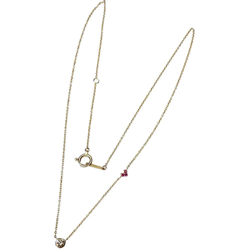ダイヤモンド 0.10ct ルビー ネックレス K18ゴールド 18金 1.4g 40cm レディース
【中古】【真子質店】【NN】




【IYMo】