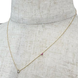 ダイヤモンド 0.10ct ルビー ネックレス K18ゴールド 18金 1.4g 40cm レディース
【中古】【真子質店】【NN】




【IYMo】