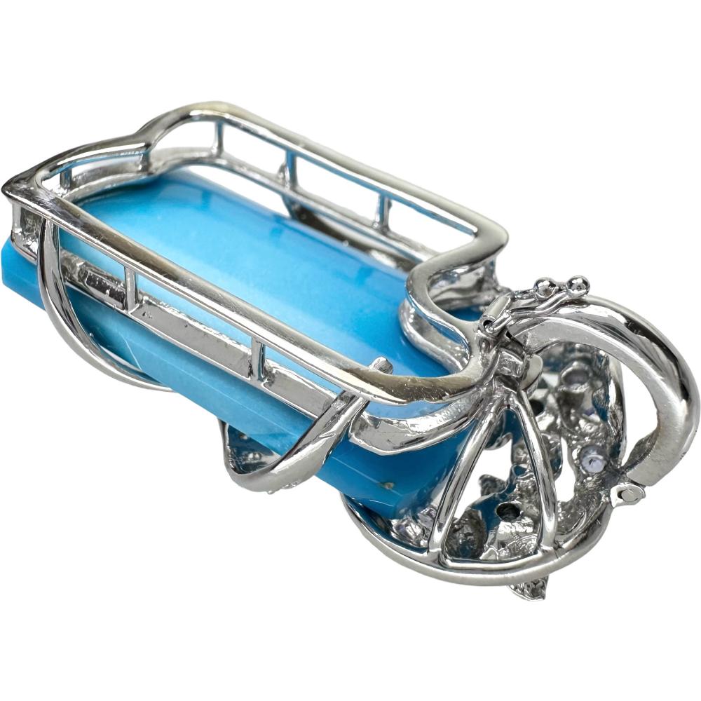 トルコ石/ターコイズ 36.23ct マルチカラーストーン ダイヤモンド 計 トルコ石/ターコイズ 36.23ct マルチカラーストーン ダイヤモンド 計