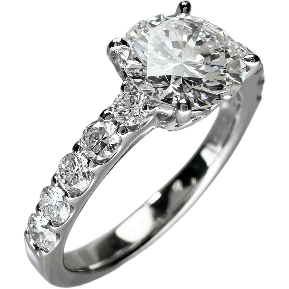 10.5号 一粒ダイヤモンド(H-SI2-VG) 1.054ct ダイヤモンド 0.43ct
