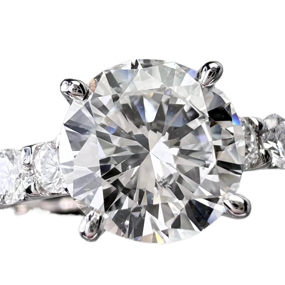 10.5号 一粒ダイヤモンド(H-SI2-VG) 1.054ct ダイヤモンド 0.43ct