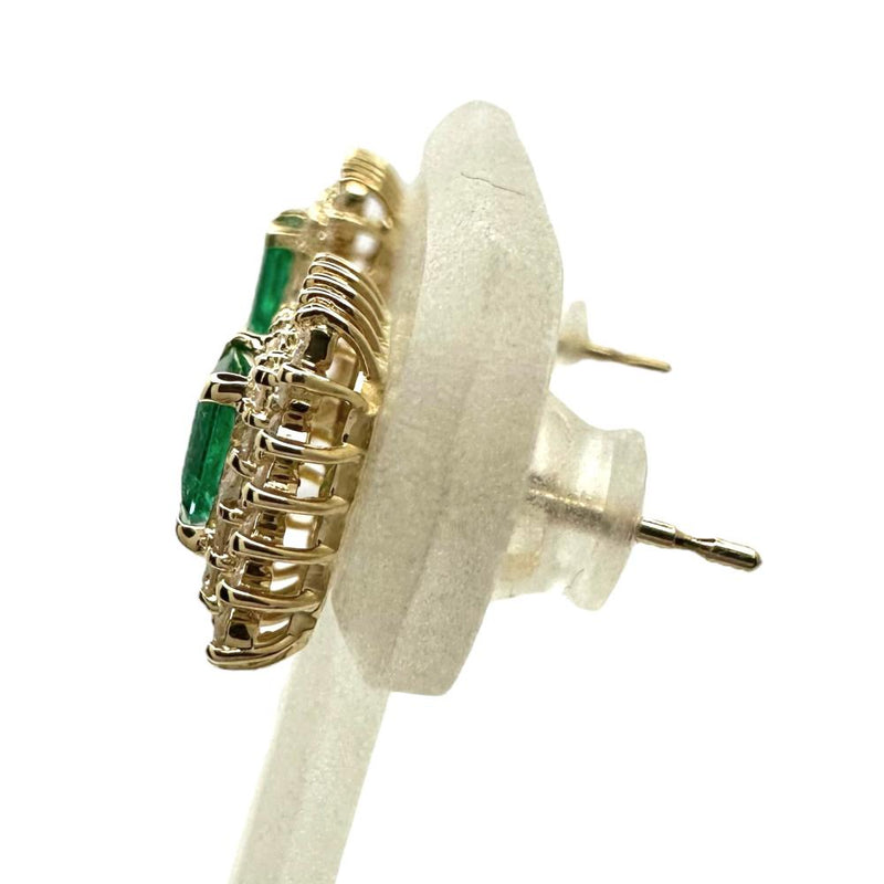 エメラルド 0.30×2ct ダイヤモンド 計0.31×2ct ピアス K18ゴールド 18金 2.7g レディース
【中古】【真子質店】【NN】




【IxxI】